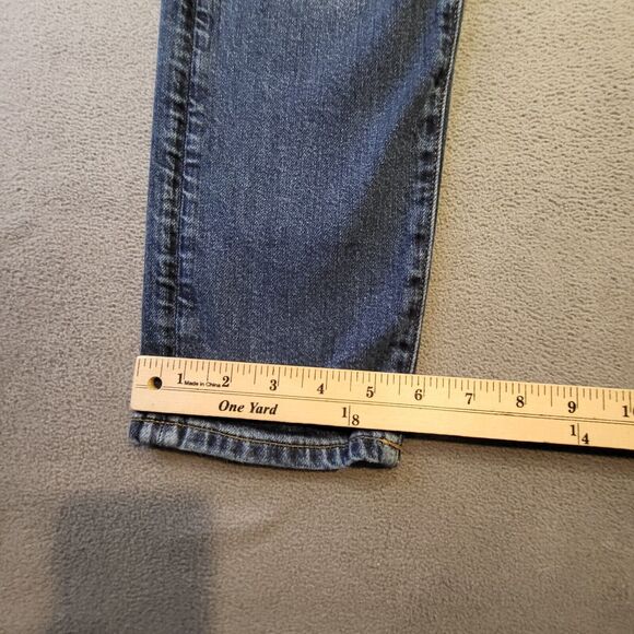 American Eagle Mens 28x29 Athletic Straight Air Flex Distressed Denim Jeans - Picture 6 of 10